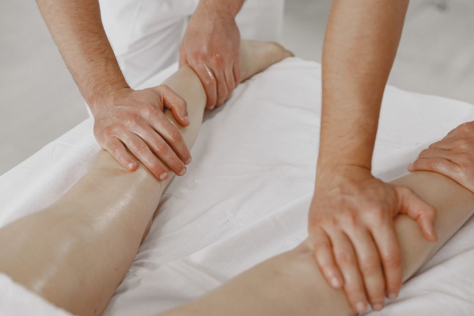 Professional home massage setup for a session in Bur Dubai, Dubai